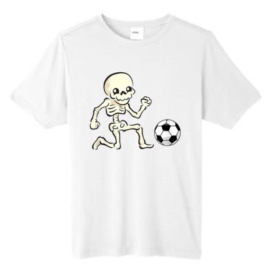 Soccer Skeleton Halloween Man Boy Soccer Player Funny Tall Fusion ChromaSoft Performance T-Shirt