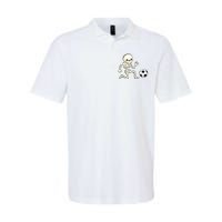 Soccer Skeleton Halloween Man Boy Soccer Player Funny Softstyle Adult Sport Polo