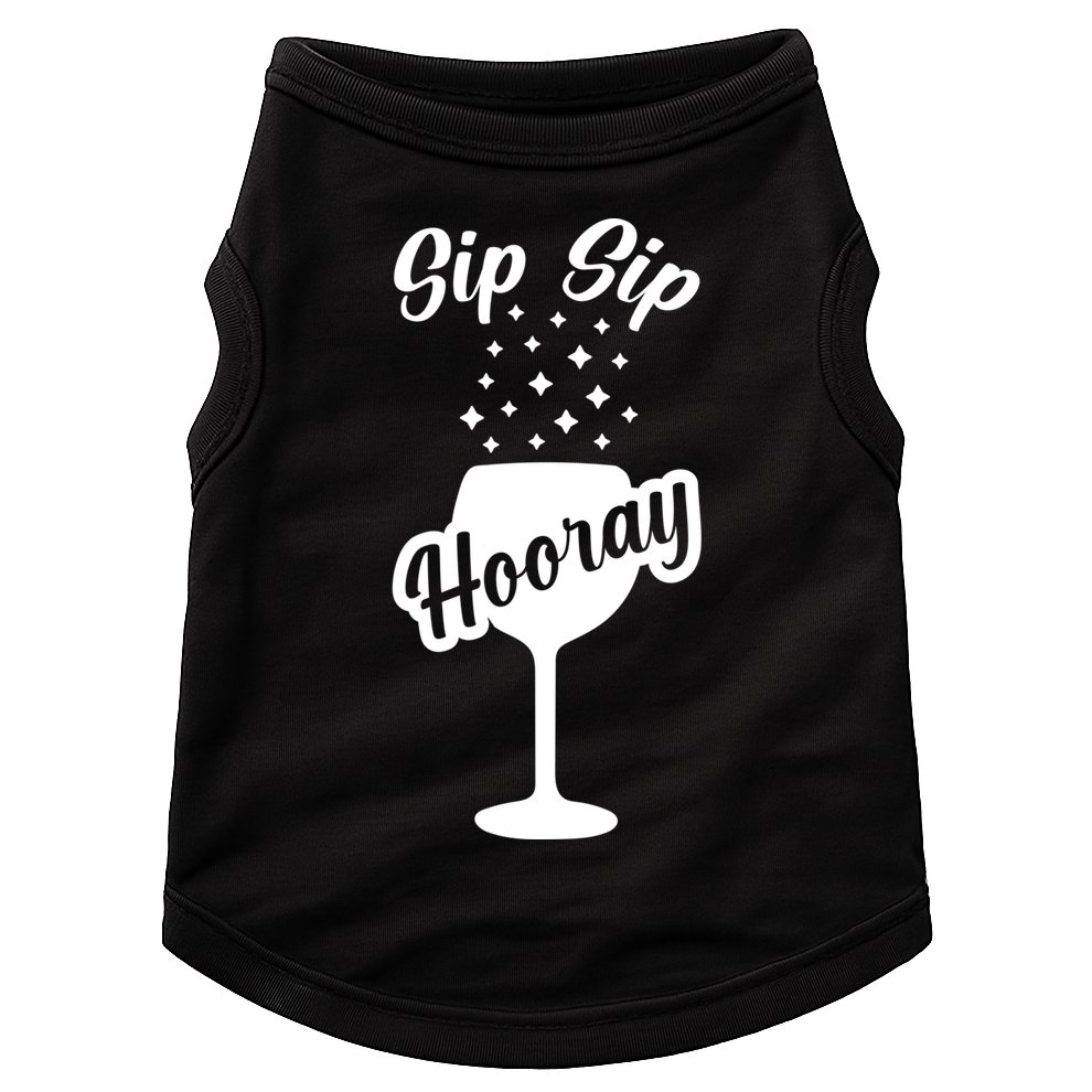 Sip Sip Hooray Bachelorette Gift Doggie Tank