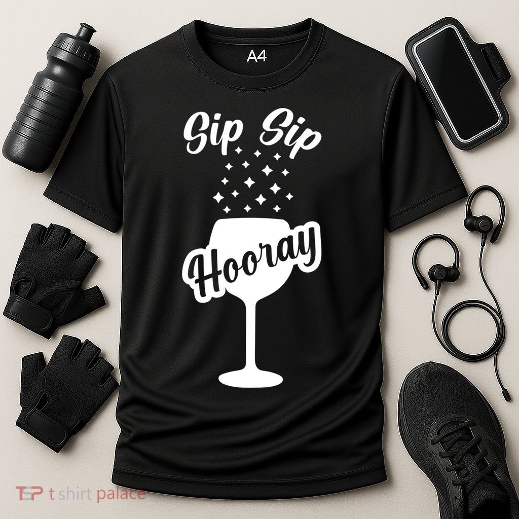 Sip Sip Hooray Bachelorette Gift Performance Shirt