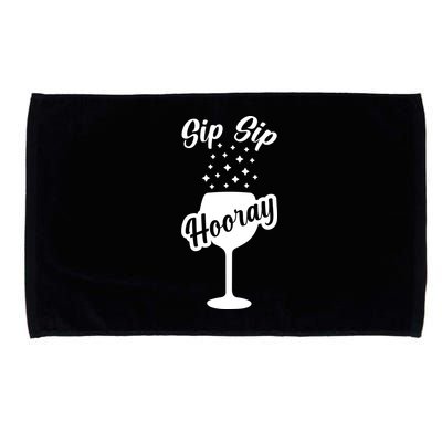 Sip Sip Hooray Bachelorette Gift Microfiber Hand Towel