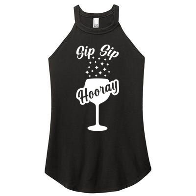 Sip Sip Hooray Bachelorette Gift Women's Perfect Tri Rocker Tank
