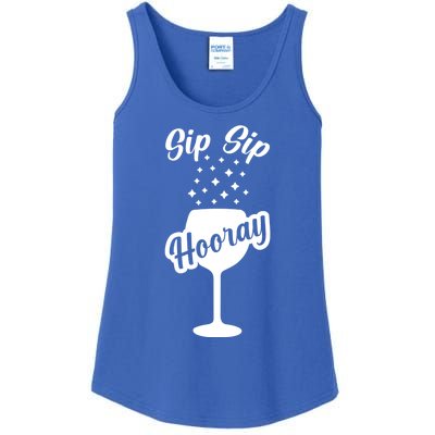 Sip Sip Hooray Bachelorette Gift Ladies Essential Tank