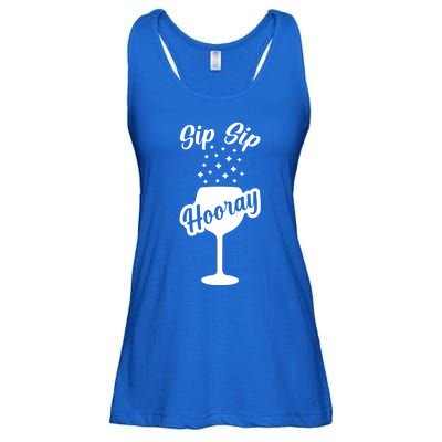 Sip Sip Hooray Bachelorette Gift Ladies Essential Flowy Tank