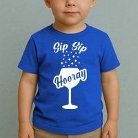 Sip Sip Hooray Bachelorette Gift Toddler T-Shirt
