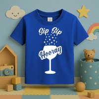 Sip Sip Hooray Bachelorette Gift Toddler T-Shirt
