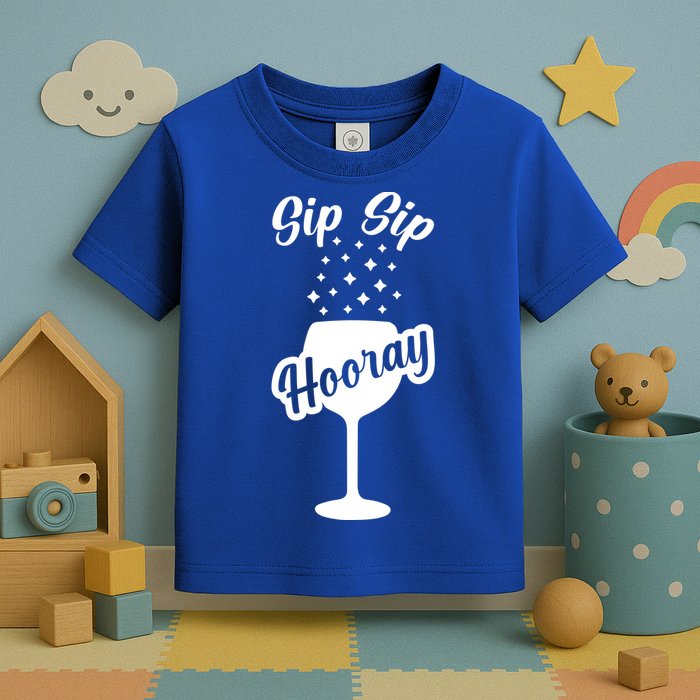 Sip Sip Hooray Bachelorette Gift Toddler T-Shirt