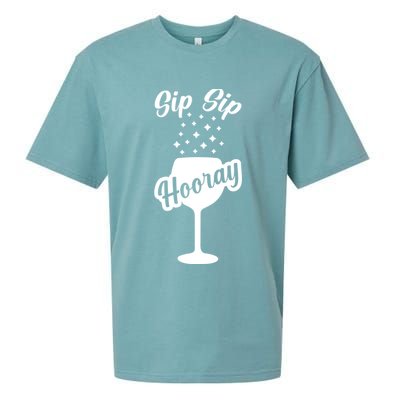 Sip Sip Hooray Bachelorette Gift Sueded Cloud Jersey T-Shirt