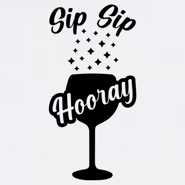 Sip Sip Hooray Bachelorette Gift Garment-Dyed Sweatshirt