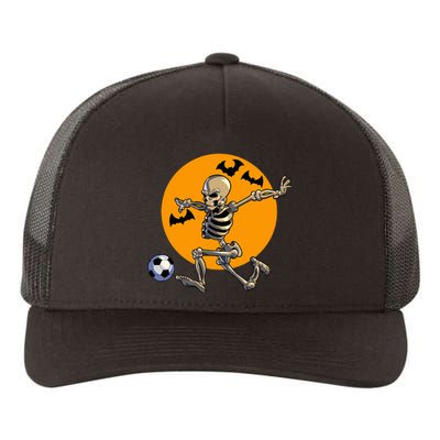 Soccer Skeleton Halloween Yupoong Adult 5-Panel Trucker Hat