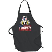 Star Spangled Hammered President Donald Trump Beer Lover Full-Length Apron With Pockets