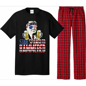 Star Spangled Hammered President Donald Trump Beer Lover Pajama Set