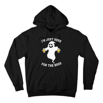 Spooky Season Halloween Pumpkin Spice Ghost Design Tall Hoodie