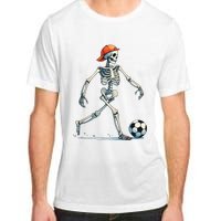 Skeleton Soccer Halloween Costume Funny Adult ChromaSoft Performance T-Shirt