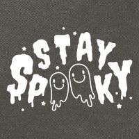 Stay Spooky Halloween Festive Cotton Canvas Backpack