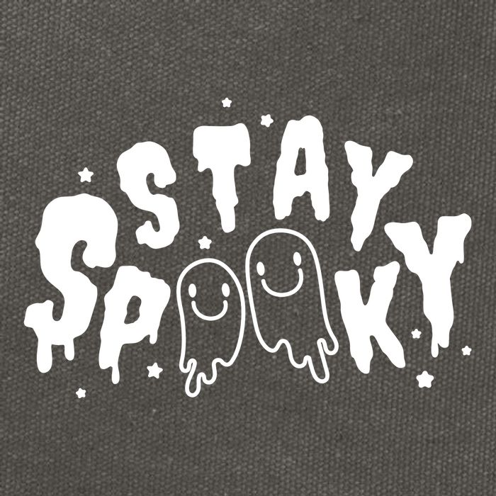 Stay Spooky Halloween Festive Cotton Canvas Backpack