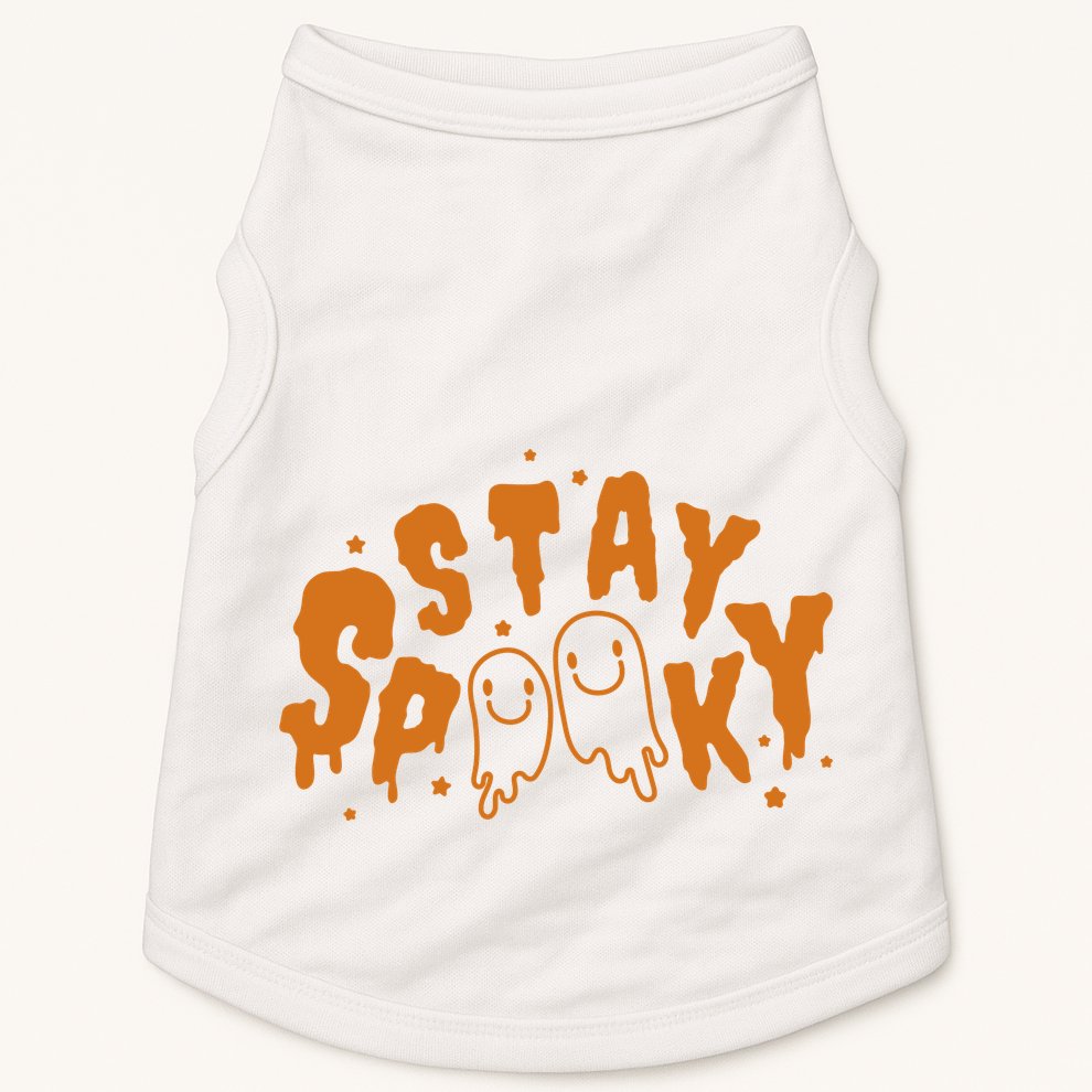 Stay Spooky Halloween Festive Doggie Tank