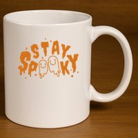 Stay Spooky Halloween Festive 11oz C Handle Ceramic Mug