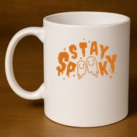 Stay Spooky Halloween Festive 11oz C Handle Ceramic Mug
