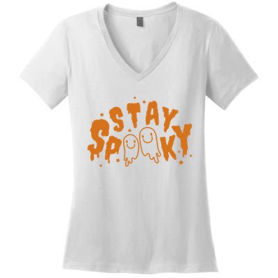 Stay Spooky Halloween Festive Women's V-Neck T-Shirt