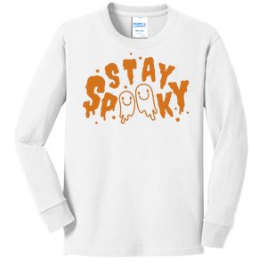 Stay Spooky Halloween Festive Kids Long Sleeve Shirt