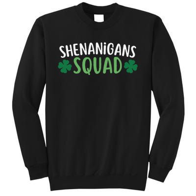 Shenanigans Squad happy st patrick green shamrocks Sweatshirt