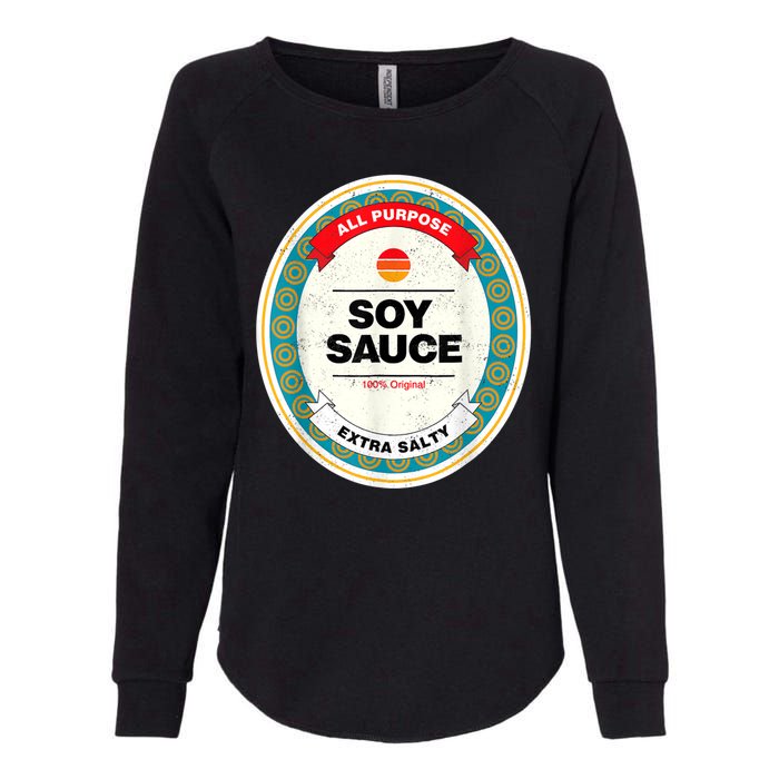 Soy Sauce Funny Costume Vegan soy sauce funny sushi matching group halloween costume Womens California Wash Sweatshirt