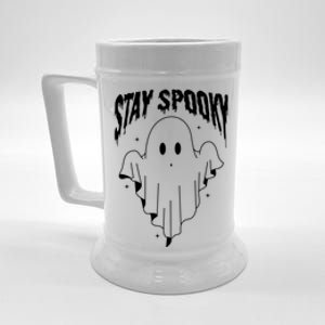 Stay Spooky Halloween Ghost Funny Gift Beer Stein