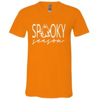 Spooky Season Happy Halloween Spooky Vibes Trick Or Treat V-Neck T-Shirt