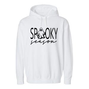 Spooky Season Happy Halloween Spooky Vibes Trick Or Treat Garment-Dyed Fleece Hoodie