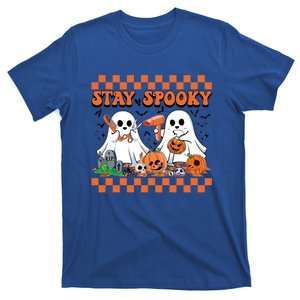 Stay Spooky Halloween Cute Ghost Hairdresser And Hair Tools Gift T-Shirt