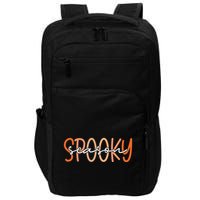 Spooky Season Halloween Spooky Vibes Autumn Fall Retro Gift Impact Tech Backpack