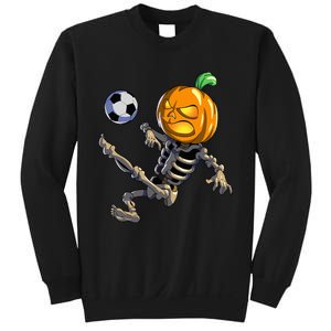 Soccer Skeleton Halloween Soccer Halloween Sweatshirt