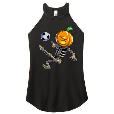 Soccer Skeleton Halloween Soccer Halloween Women’s Perfect Tri Rocker Tank