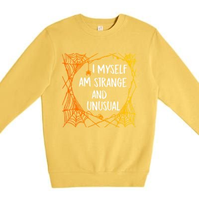 Spooky Spider Halloween Retro Premium Crewneck Sweatshirt