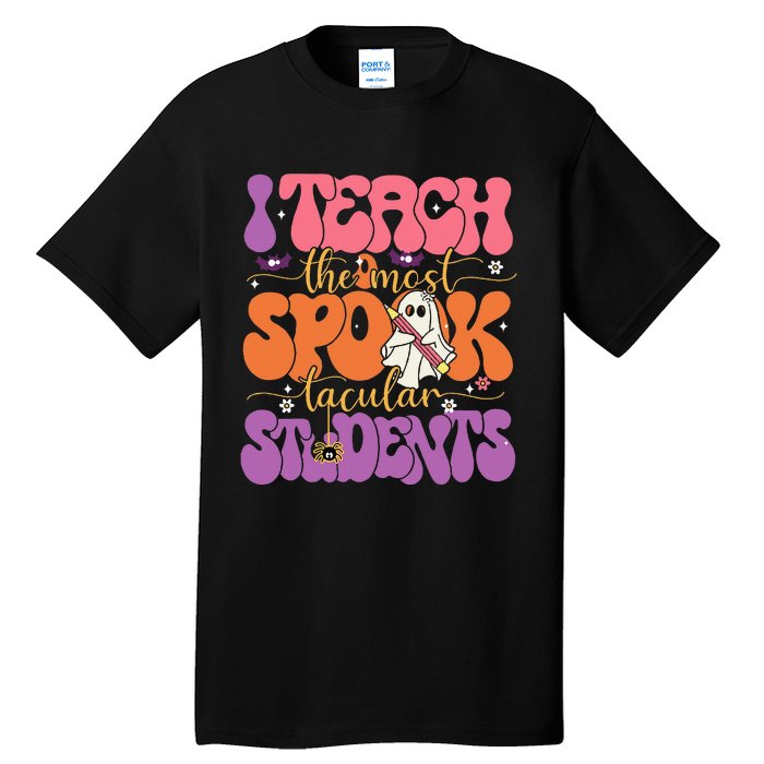 Spooktacular Students Halloween Teacher Gift Tall T-Shirt