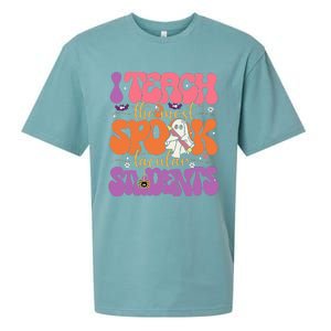 Spooktacular Students Halloween Teacher Gift Sueded Cloud Jersey T-Shirt