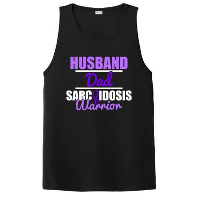 Sarcoidosis Survivor Husband Dad Awareness Warrior Gift PosiCharge Competitor Tank