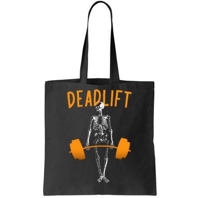 Spooky Strength Hilarious Halloween Workout for Weight Lifters Tote Bag