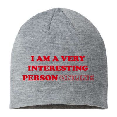 Sarah Simons I Am A Very Interesting Person Online Sustainable Beanie