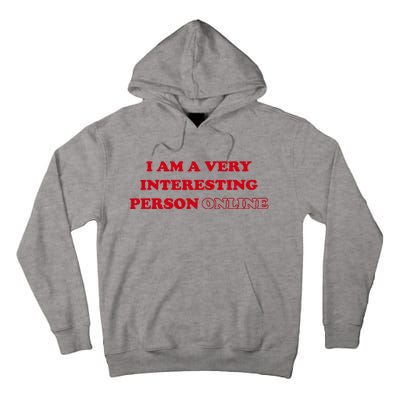 Sarah Simons I Am A Very Interesting Person Online Tall Hoodie