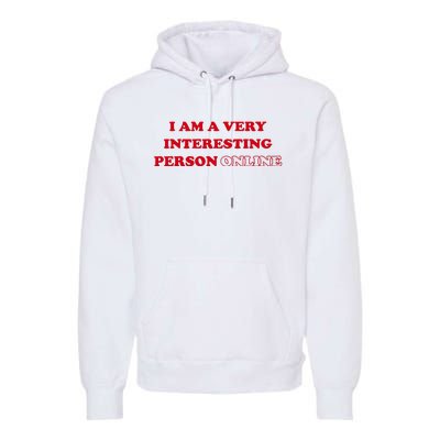 Sarah Simons I Am A Very Interesting Person Online Premium Hoodie