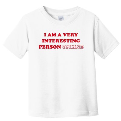 Sarah Simons I Am A Very Interesting Person Online Toddler T-Shirt