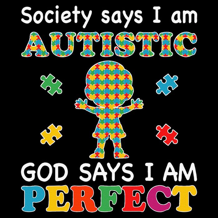 Society Says I Am Autistic God Says I Am Perfect Autism Love Visor