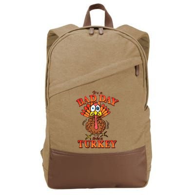 Shithead Steve Its A B.A.D Day To Be A Turkey Cotton Canvas Backpack