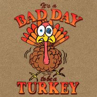 Shithead Steve Its A B.A.D Day To Be A Turkey Cotton Canvas Backpack