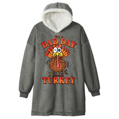 Shithead Steve Its A B.A.D Day To Be A Turkey Hooded Wearable Blanket