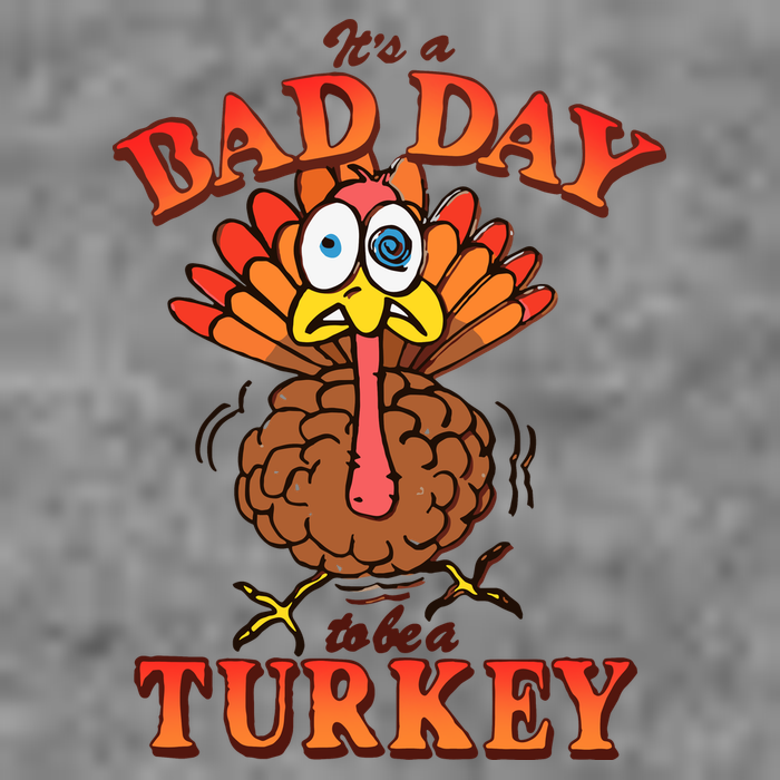 Shithead Steve Its A B.A.D Day To Be A Turkey 7-Panel Snapback Hat
