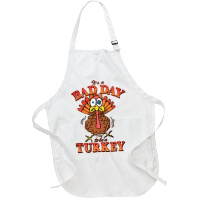 Shithead Steve Its A B.A.D Day To Be A Turkey Full-Length Apron With Pockets