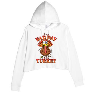 Shithead Steve Its A B.A.D Day To Be A Turkey Crop Fleece Hoodie